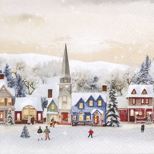 Paper Napkins 33cm, Winter Wonderland *ETA Nov